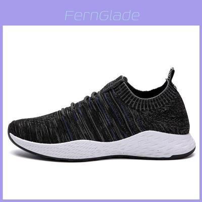 Classic Men's Casual Tie Sneaker Breathable Running Shoes With Soft Sport Comfort