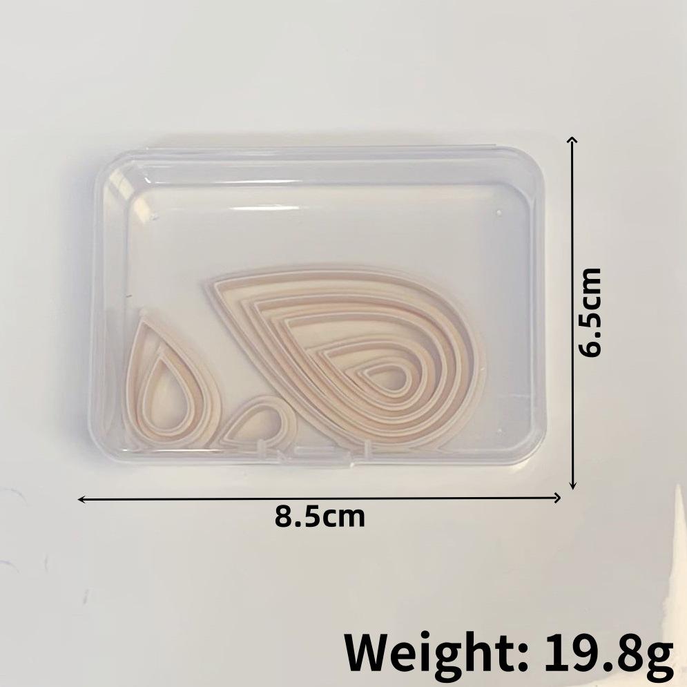

Geometric Petal Soft Ceramic Molds with Various Sizes Durable and Not Easy To Deform for Handmade Clay Molding
