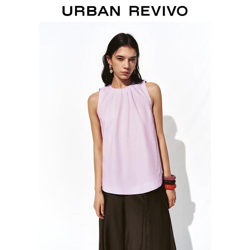 Летняя женская простая повседневная блузка без рукавов UR 2025 XS