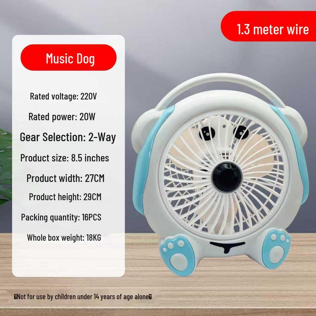 Portable Oscillating Clip Fan for Dormitory or Office