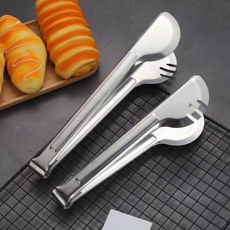 Stainless Steel Heat-Resistant Food Tongs