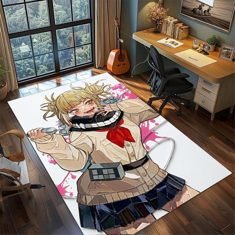 My Hero Academia Decor Rug Large Area Non Slip Washable Carpet Gamer Room Bedroom Mat