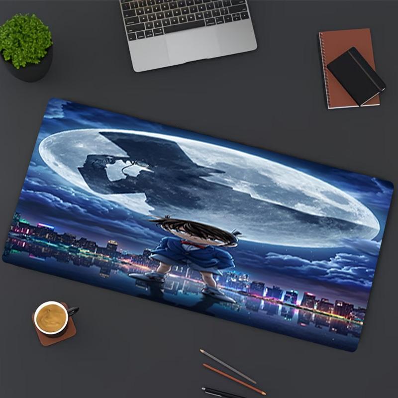Detective Conan Print Mouse Pad, for Keyboard Pad Laptop PC Mat for Office Home Use, Desk Decor, Perfect Birthday Gift for Gamers