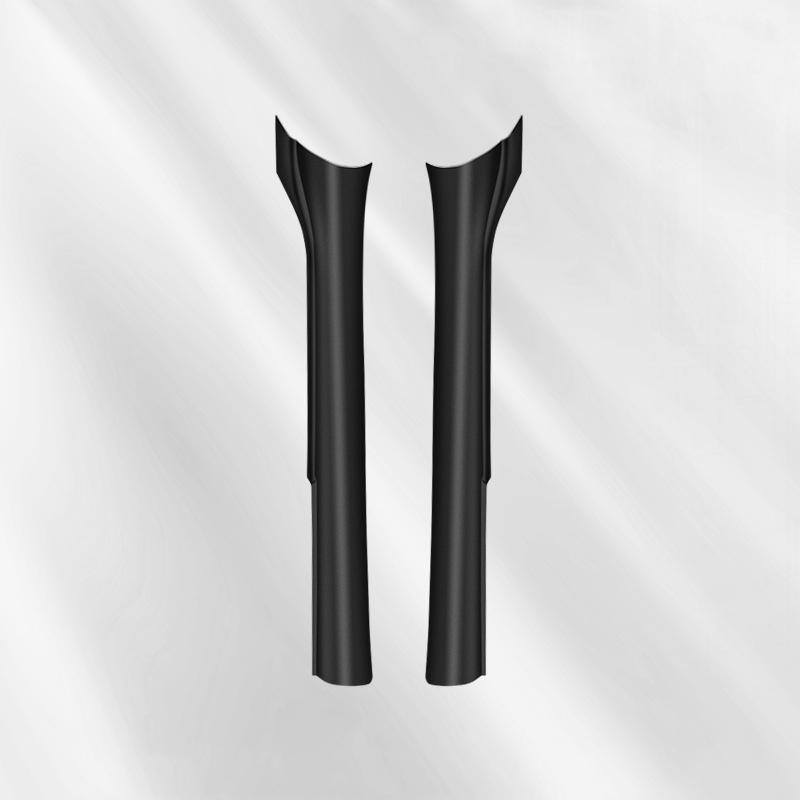 Suitable for Tesla's Built-in Threshold Strip, Carbon Fiber Pattern, Front and Rear Welcome Pedal Decoration Modification Accessories