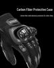 Herren Ganzfinger Motorrad-Rennsport-Handschuhe - Schützend, Verschleißfest, Atmungsaktiv, Sturzsicher, Outdoor-Fahrhandschuhe