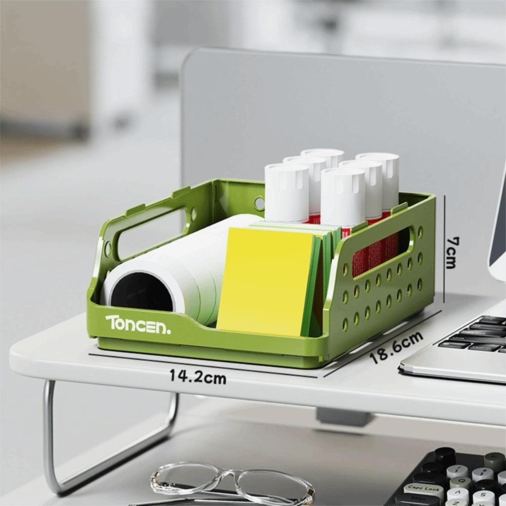 Pegboard Foldable Desktop Bookshelf Plastic Drawer Organizer Desktop Storage Shelf Student Study