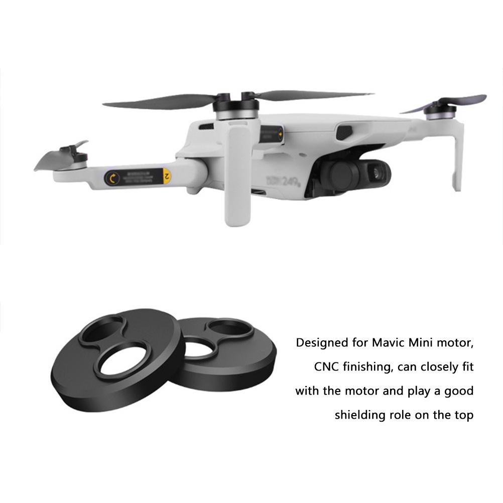 4 Stück Motorkappen Kompatibel für Mini3 Pro/SE/2 Staubdicht Wasserdicht Aluminium Schutzabdeckung