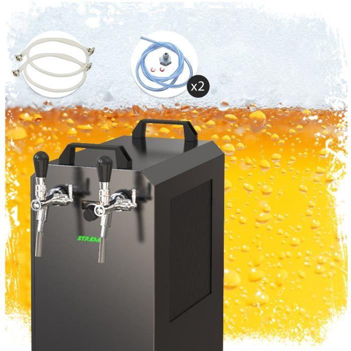 Tireuse à bière - ICH-ZAPFE.DE - STREAM 80K - Pompe à bière 2 lignes - 90 l/h - Panier triangulaire