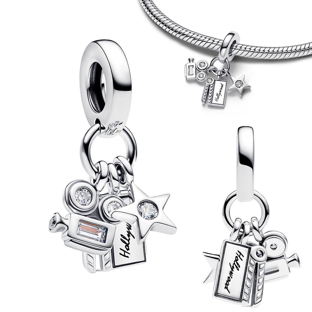 Shining Copper Star Charms Space Astronaut Starfish Beads Pendant Fit Original Bracelets Necklaces Diy Jewelry Gift