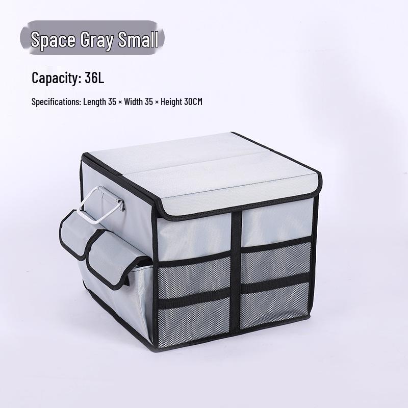 Large Capacity Folding Car Trunk Organizer & Storage Box