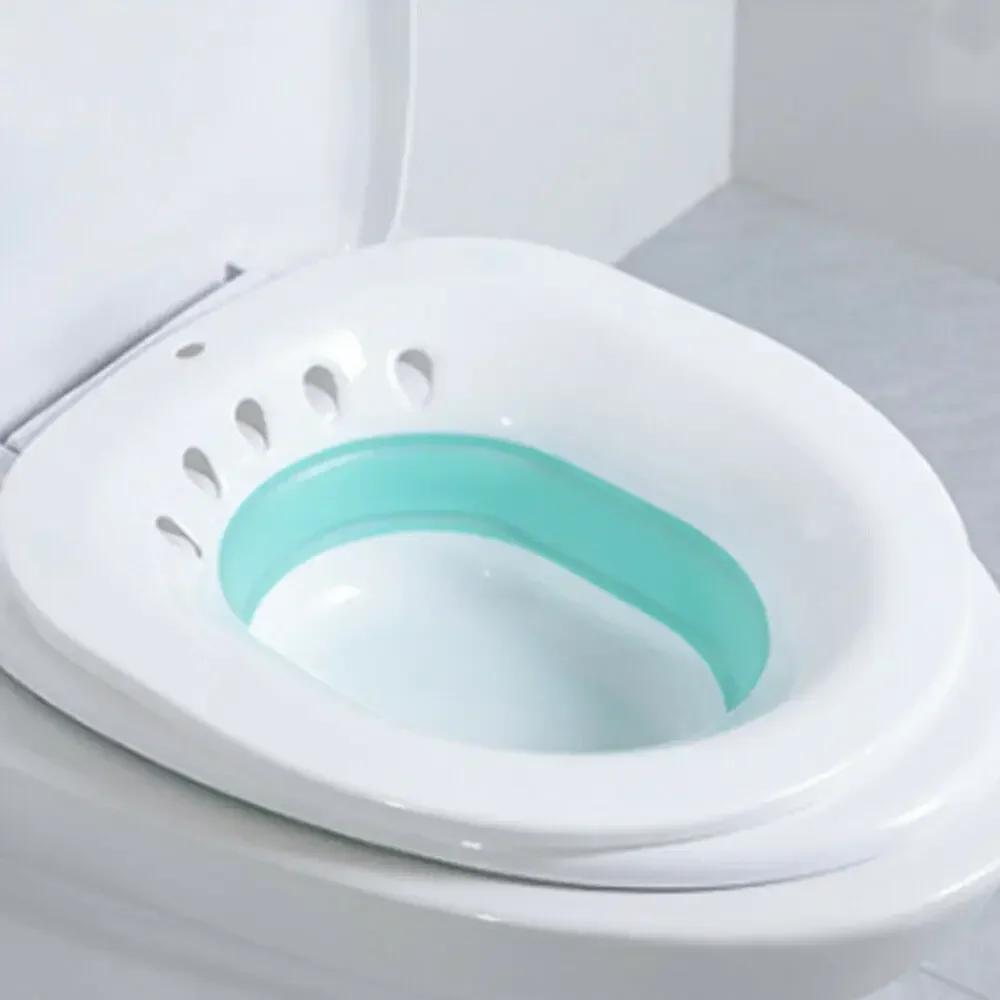 Prenosná bidetová sedacia vaňa Umývadlo pre tehotné ženy Pacient s hemoroidmi Toaleta Starší Ľudia Po pôrode Sedacia vaňa Umývadlo Bidet