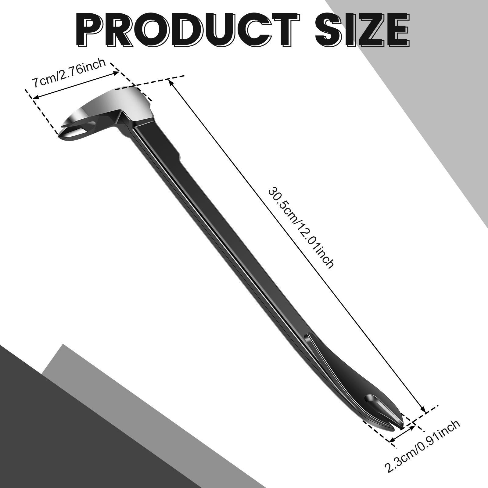 

Гвоздодер Лом Инструмент для удаления гвоздей с кошачьей лапой Многофункциональный инструмент-лом Стальной инструмент для извлечения гвоздей Удаление гвоздей 205mm