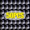 1/50pcs Transparent Sucker Hooks Powerful Vacuum Suction Cups Wall Hook Kitchen Bathroom Car Window Wall Hanging Holder Hanger