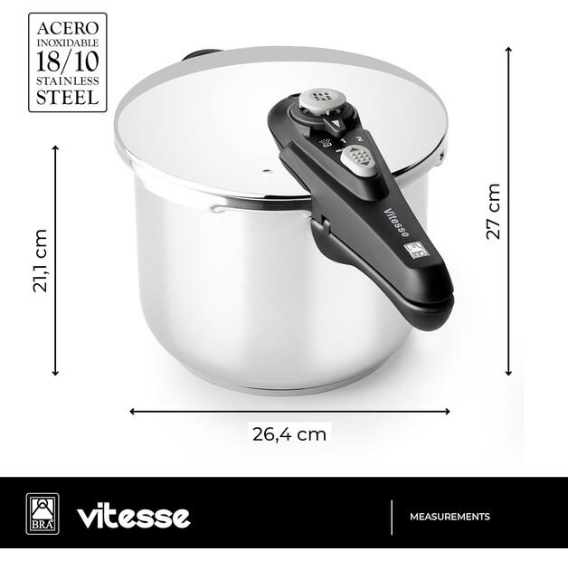 Schnellkochtopf Bra Vitesse 9 l (A185104)