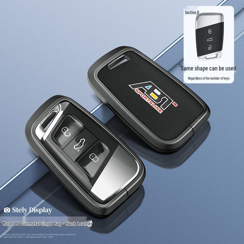 

Volkswagen Golf 6 Key Case Cover for 2010-2012 Models, 3-Button Folding Insert Type