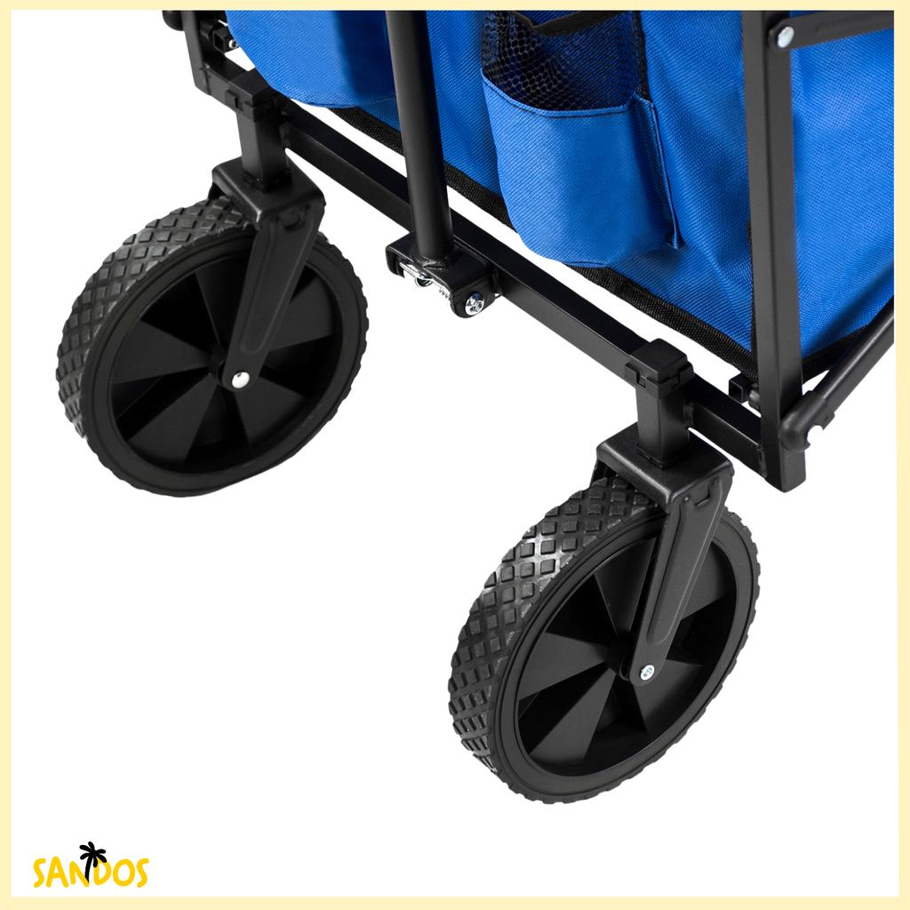 Sunshine beach cart blue foldable tourist beach camping 100kg