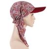 Printed Muslim Hijab Cap Women Baseball Wrap Head Ramadan Headwear Turban Bonnet Hat