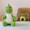Toy Dinosaur Plush Stuffed Animal Pillow Short Plush Green Avocado Backpack