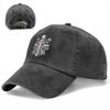 Vintage Barber Shop Pole Hair Salon Merchandise Men Women Baseball Caps Distressed Washed Caps