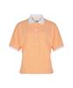 KANDINI Orange Vivid Raglan Polo Shirt