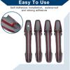Car Door Handle Cover Trim for Honda Civic 2006-2011 |Side Door Handle Cover| Durable| 1 Set Carbon Fiber Black