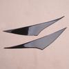 2pcs Car Carbon Fiber Headlight Eyelid Eyebrow Decorative Cover Trim Frame Fit For Mazda3 Axela 2014 2015 2016 Accessories