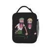 The Cheerful Pirate Flashing Signs Lunch Bag  Anime One Piece Funny Lunch Box For Child Cooler Bag Thermal Tote Handbags