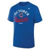 [Fanatics] Fanatics 2025 MLB Postseason Chicago Cubs Locker Room T-Shirt ML25AS154 BLUE (BLU)