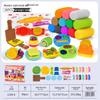 Wheat Clay Burger & Ice Cream Maker DIY Play-Doh Toy Set for Kids Ages 6+