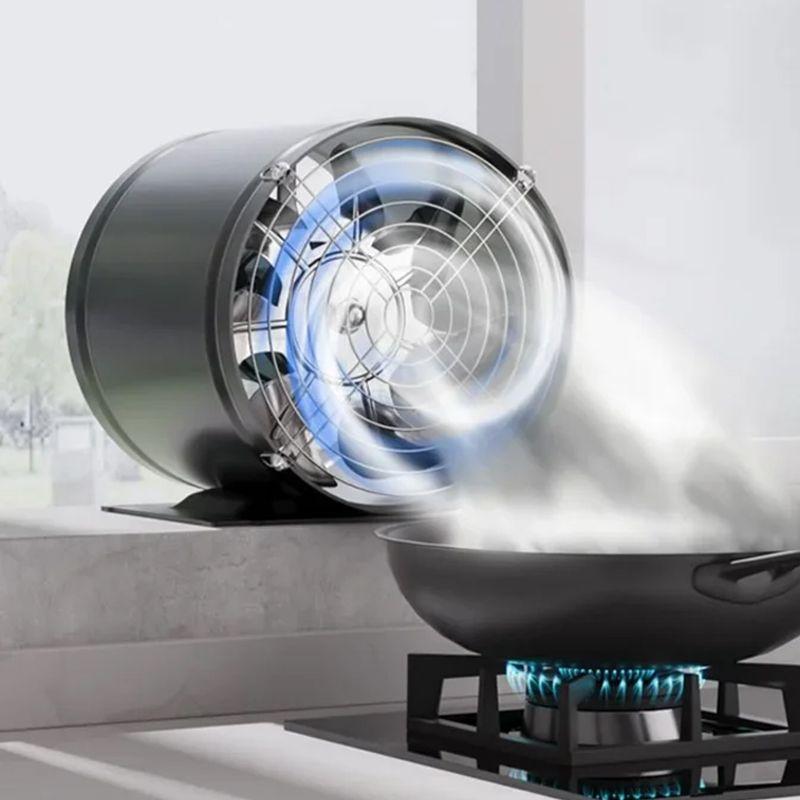 Super Suction Multifunctional Powerful Mute Exhaust Fan 4''6''7'' Pipe Vent Exhaust Fan Duct Ceiling Ventilation Blower Fans bianco
