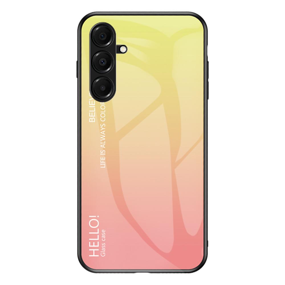 For Samsung Galaxy A17 5G Case Anti-Scratch Tempered Glass+PC+TPU Phone Cover