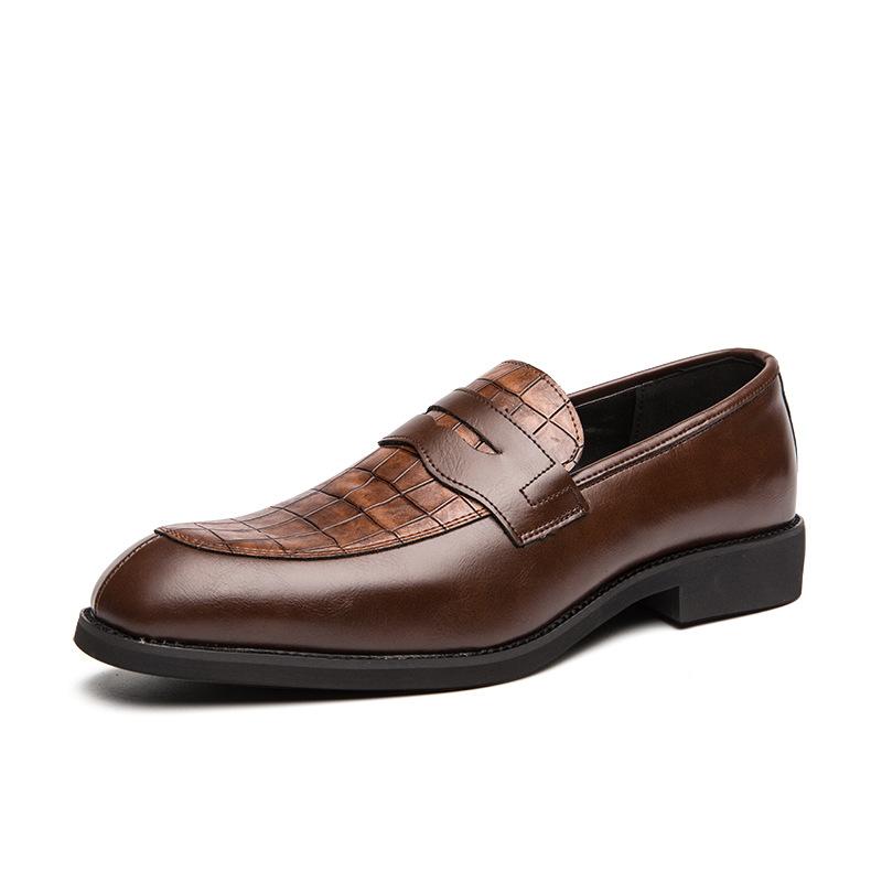 Fashion Men Casual Shoes Autumn Leather Loafers Office Dress Shoes For Men Driving Moccasins Comfortable Slip On Party Fashion Shoes Man