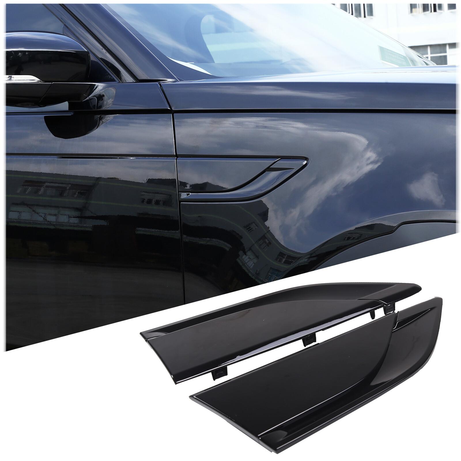 For Land Rover Discovery 5 2017-2024 Gloss Black Side Fender Air Vent Cover Trim