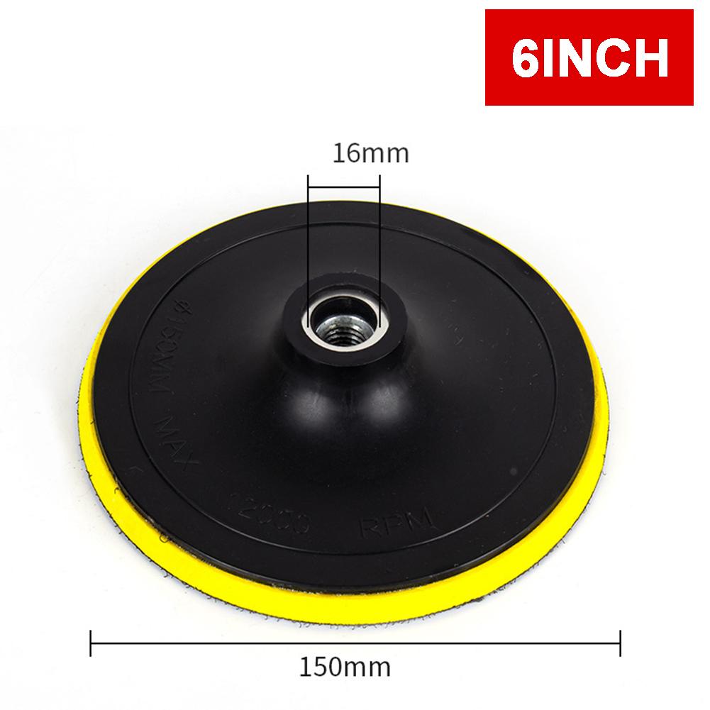 3/4/5/6/7 Inch M16 Thread Sanding Disc Flocking Self Adhesive Polishing Pads For Car Paint Care Buffing Polisher