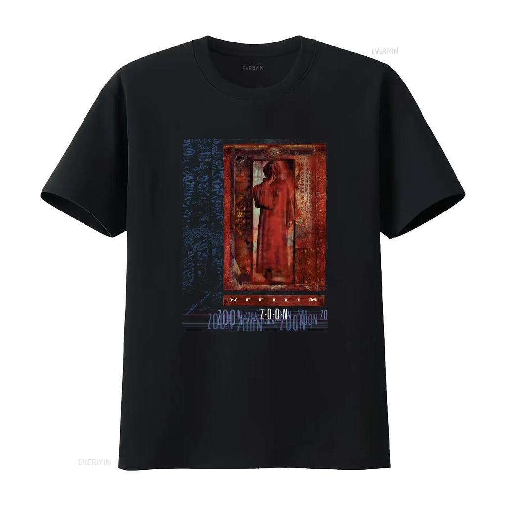 Nefilim Zoon 1996 Album Cover T-Shirt Vintage Atmungsaktiv Leicht Designer Kleidung Vielseitig Grafik Vintage