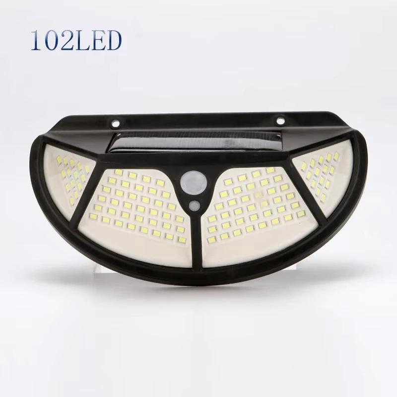 1PC IP65 Waterproof Solar Wall Lights 190LED PIR Motion Sensor Solar Outdoor Solar Wall Lamp Decor Street Lamp Garden Wall Light