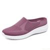 2025 New Women's Shoes Outdoor large sized Half slipper Casual breathable soft soled shoe Ladies Comfortable Mom Shoes Zapatos