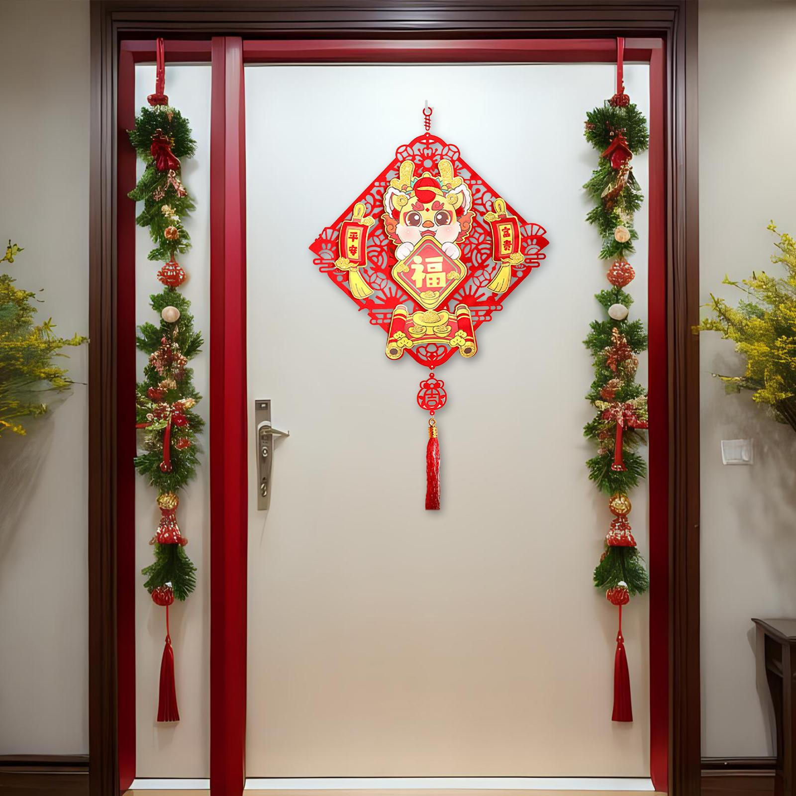 

Китайский Год Подвесные Украшения Весенний Фестиваль Декор Декоративные Традиционные Кисточки для Style B