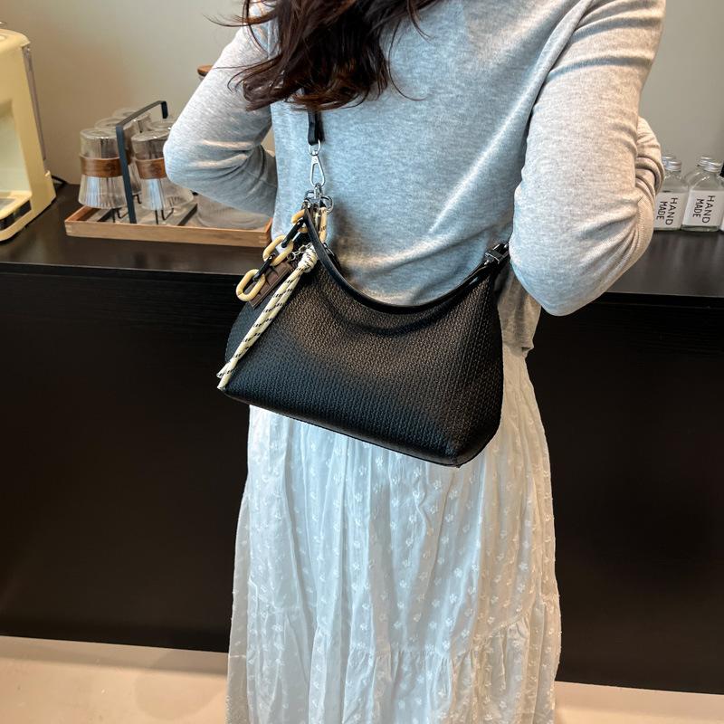 Premium bag women's new fashion versatile shoulder underarm bag Maillard crossbody dumpling bag