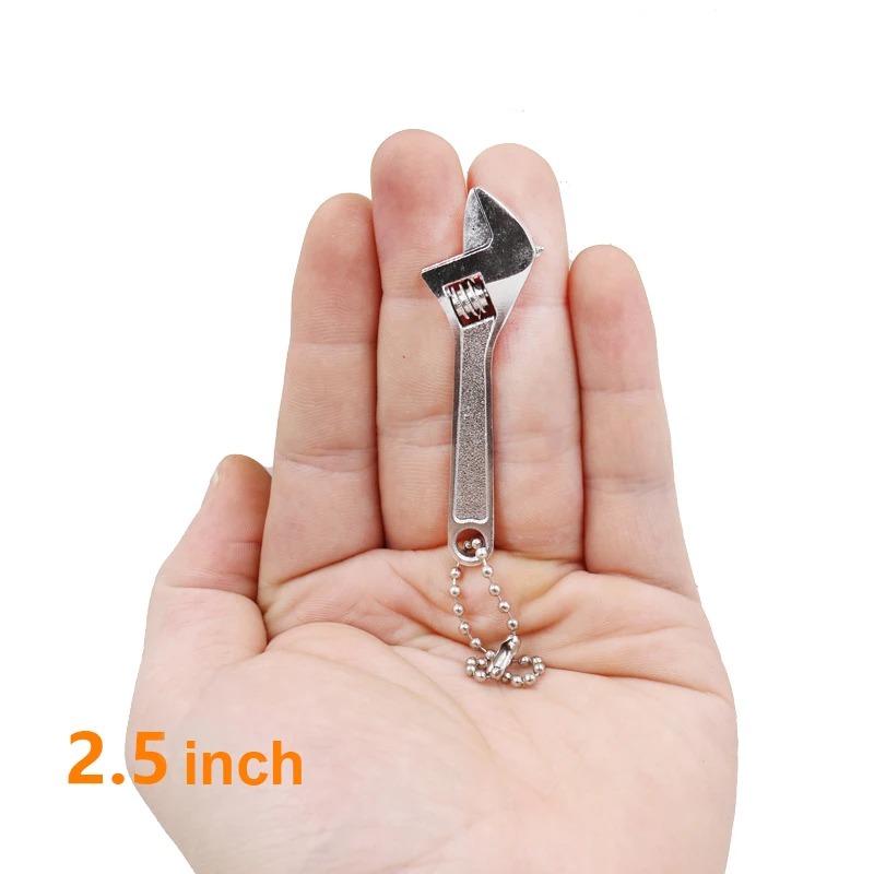 

Mini 2.5/4 Inch Adjustable Spanner Open-End Wrench Tools Small Wrench Portable Key Tool Set Can Be Carried with You
