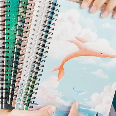 A5 Girly Style Cute B5 Ring Binder Notebook with Coil - Simple and Literary Design