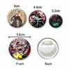 Ken Takakura Seiko Ayase Momo Ayase Soft Button Pins Cute Cartoon Character Badge Handmade Round Brooch for Backpack Accessories
