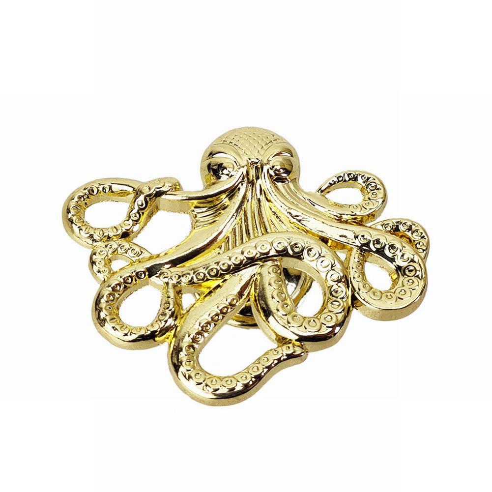 Zinc Alloy Octopus Shaped Furniture Handle for Cabinet Doors Designed for Use In For Children's Rooms with Finish