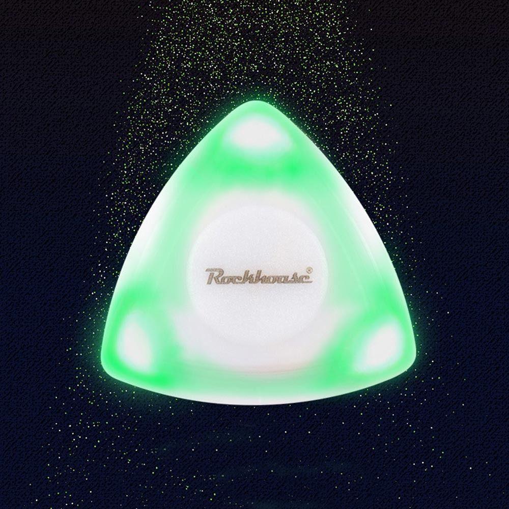Bass LED Light Touch Glowing Picks Plectrum Ukulele Picks Luminous Picks Acoustic Guitar Picks