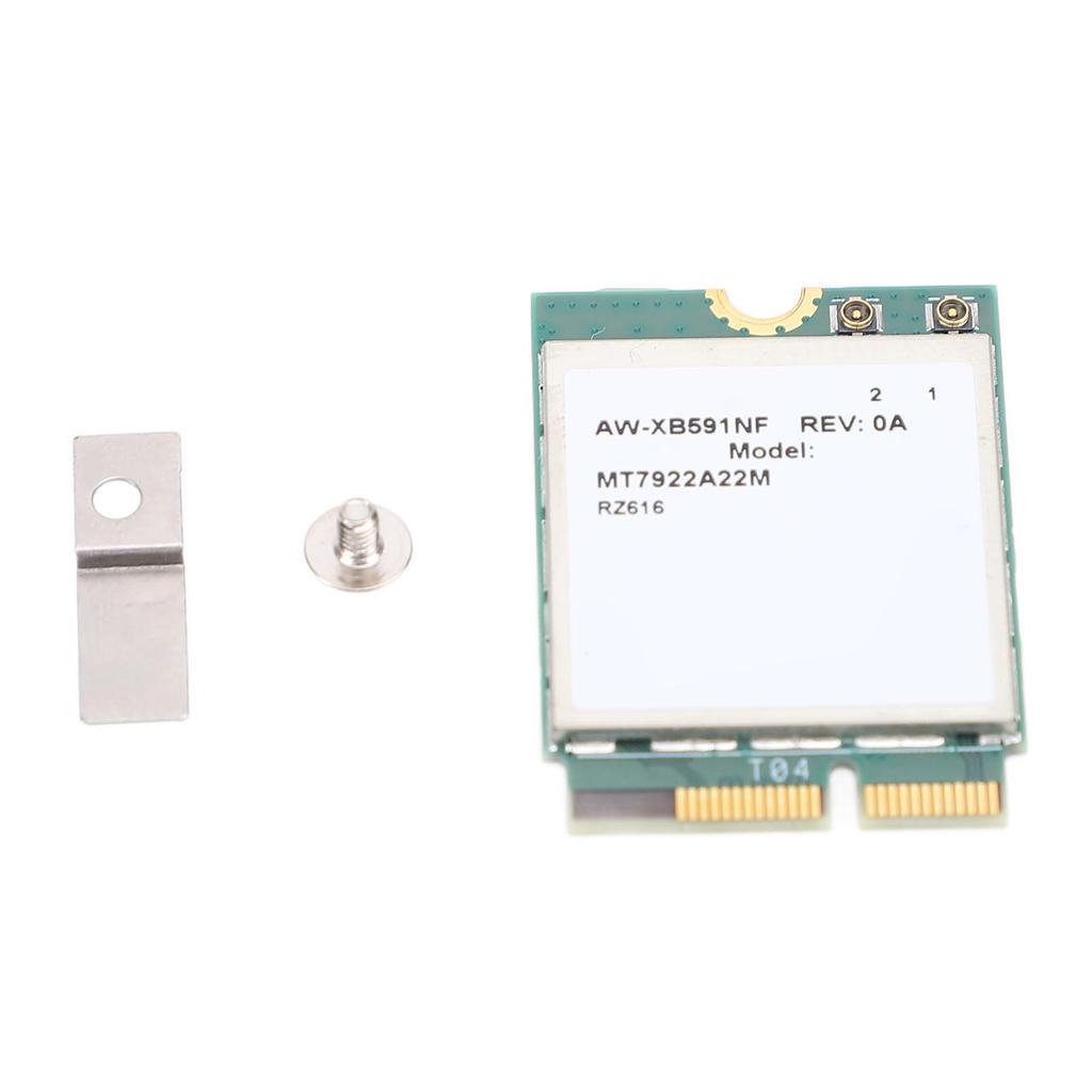 AW XB591NF RZ616 MT7922A22M Wireless Card M.2 WiFi 6E Bluetooth 5.2 Tri Band Wireless Module for Laptop 5374Mbps for 4