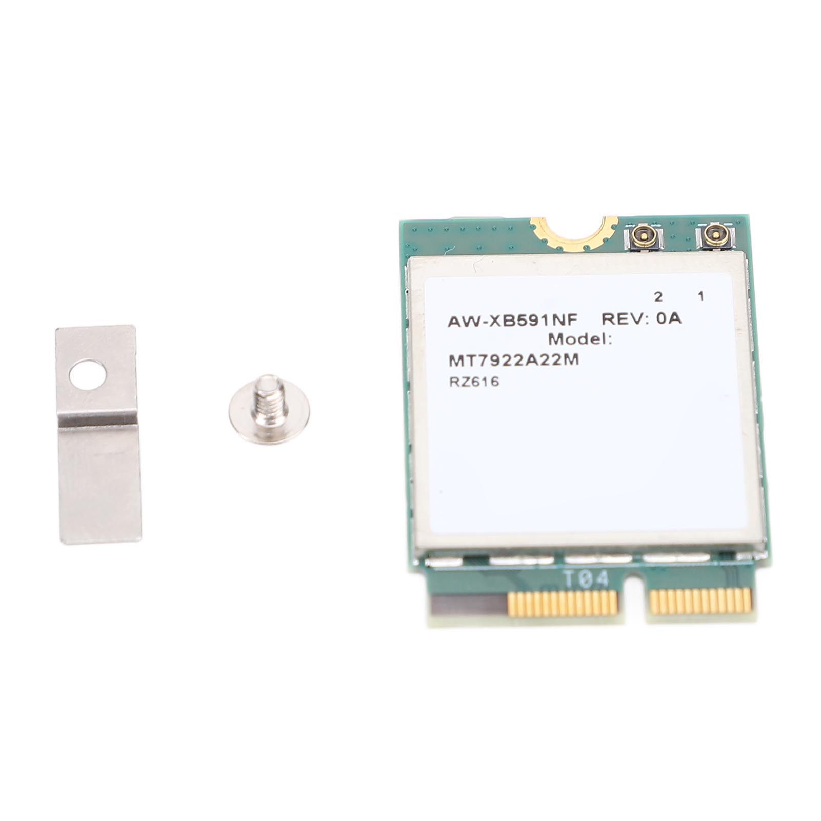 

AW-XB591NF RZ616 MT7922A22M Wireless Card M.2 WiFi 6E Bluetooth 5.2 Tri Band Wireless Module for