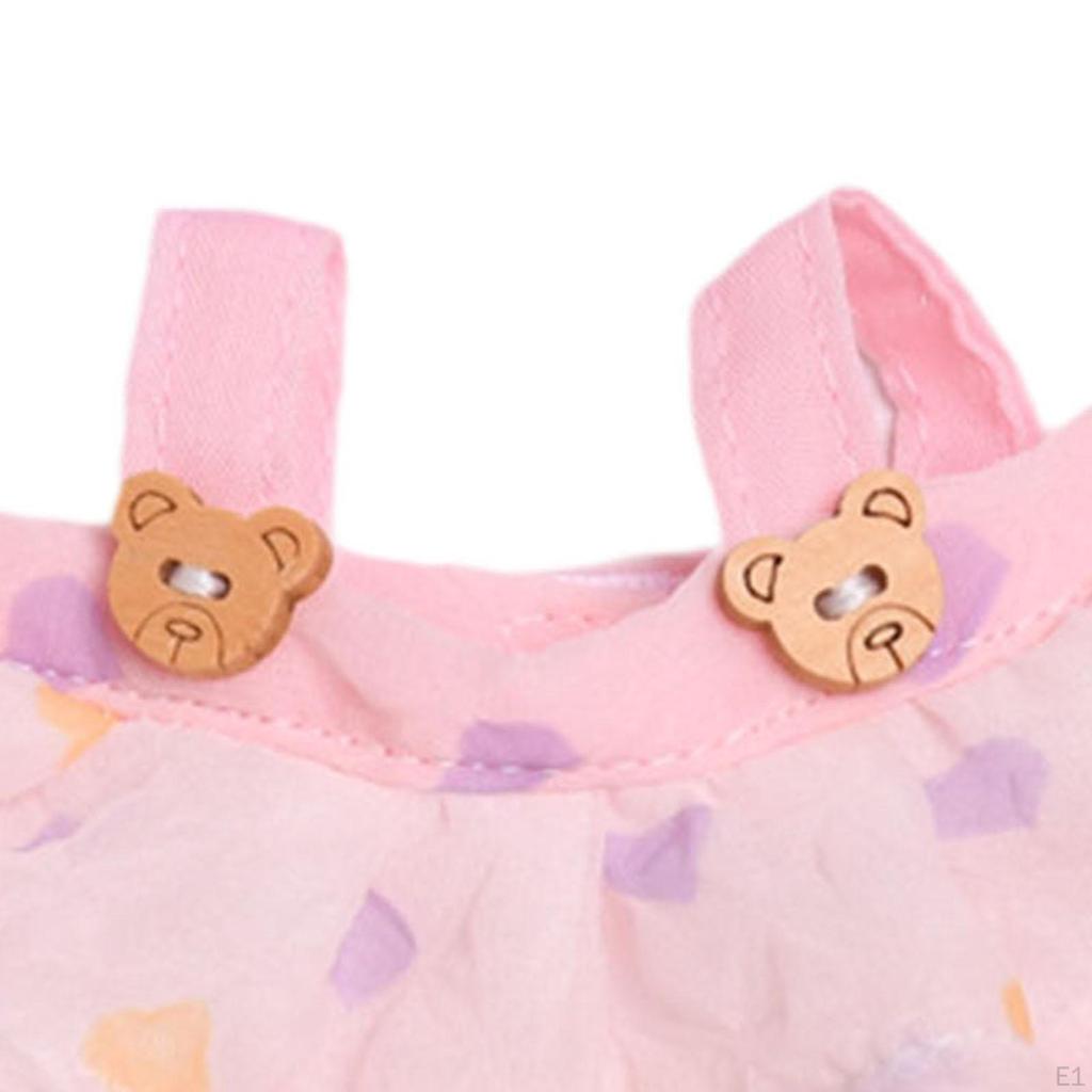 Adorable Doll Outfit Set with Hair Decorations for Young Girls