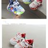 Kids Light-Up Cartoon Sneakers Boys Girls Breathable Mesh Upper Non-Slip PVC Sole Fall Outdoor Walking Shoes