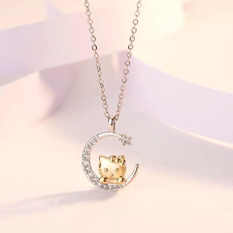 Laurel fairy rabbit zircon necklace female niche design advanced sense cute sweet versatile smart jade rabbit collarbone chain