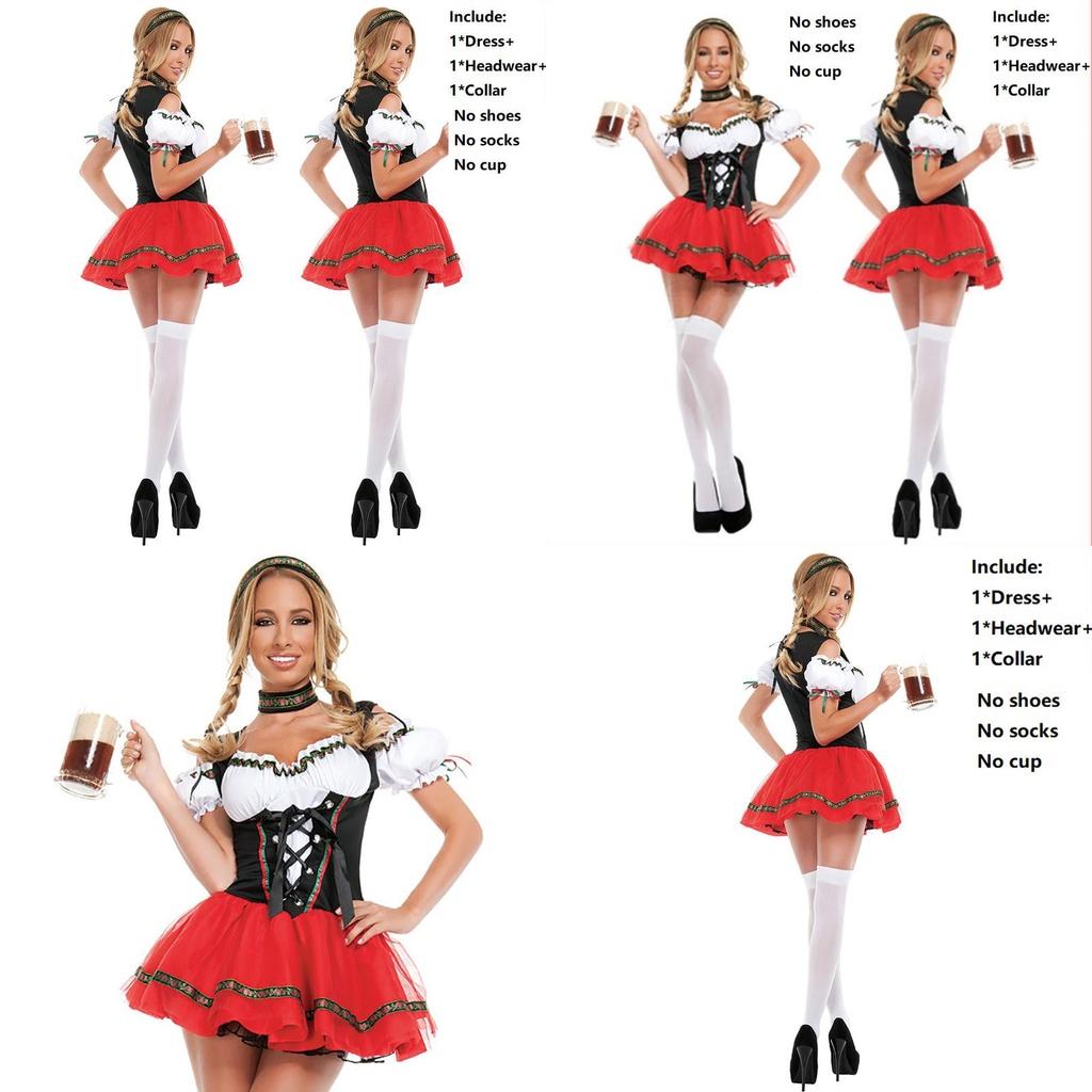 Stylish German Oktoberfest Beer Maid Wench Outfit Perfect For Cosplay Events